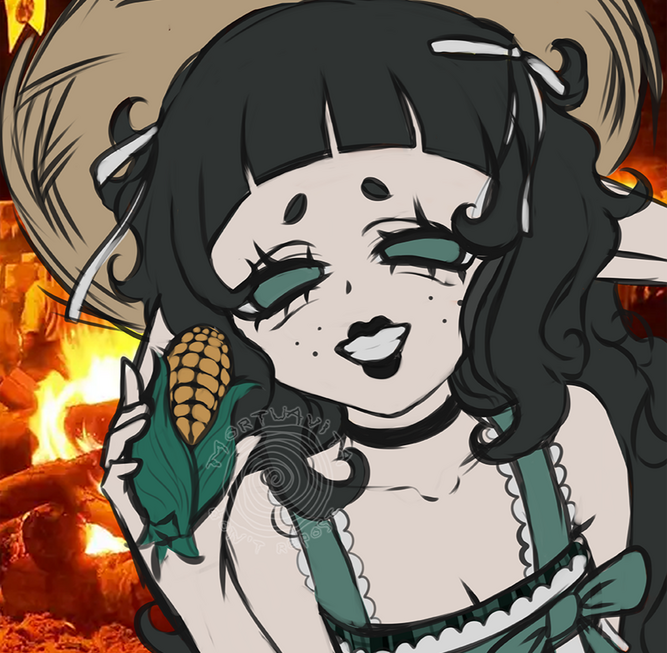 flat color sketch: